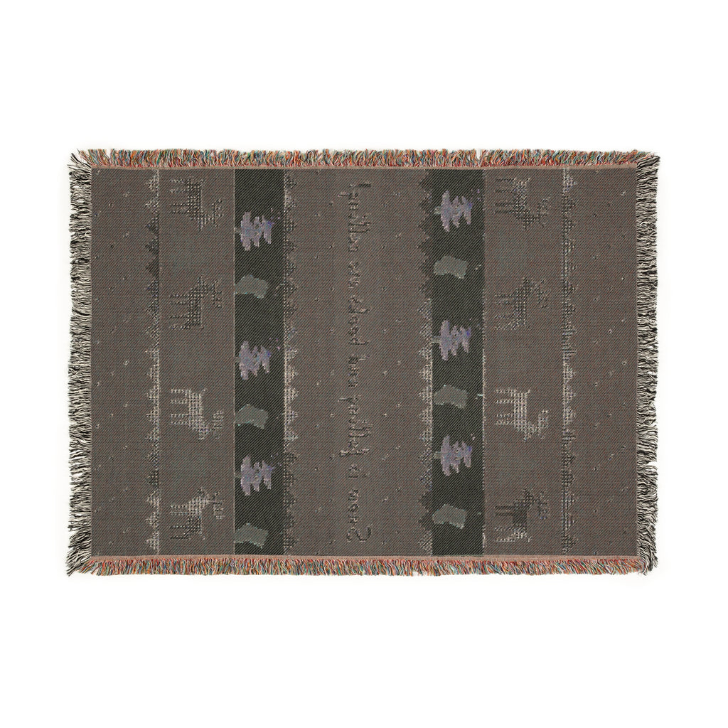 Snow Is Falling & Books Are Calling Woven Blanket
